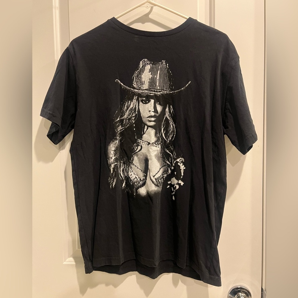 Beyonce Black Concert Graphic T-Shirt